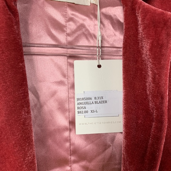 NWT The Jetset Diaries Anguilla Velvet Blazer✨ - Picture 5 of 8